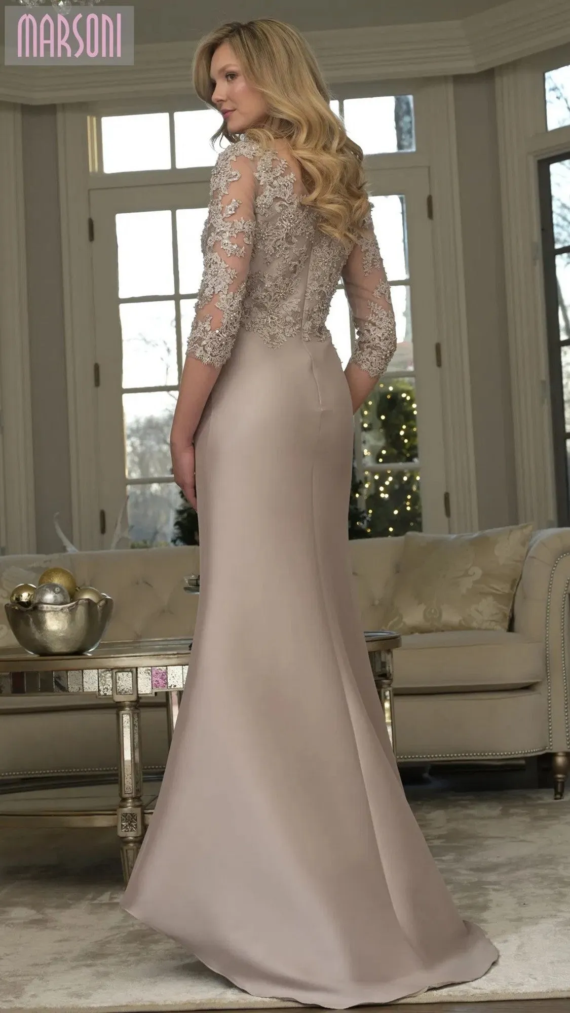 Long Formal Dress: Marsoni MV1357 sold by PromGirl product image thumbnail 2
