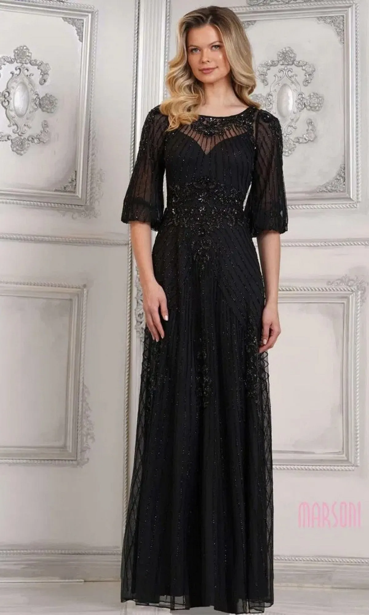 Long Formal Dress: Marsoni MV1323 sold by PromGirl product image thumbnail 5