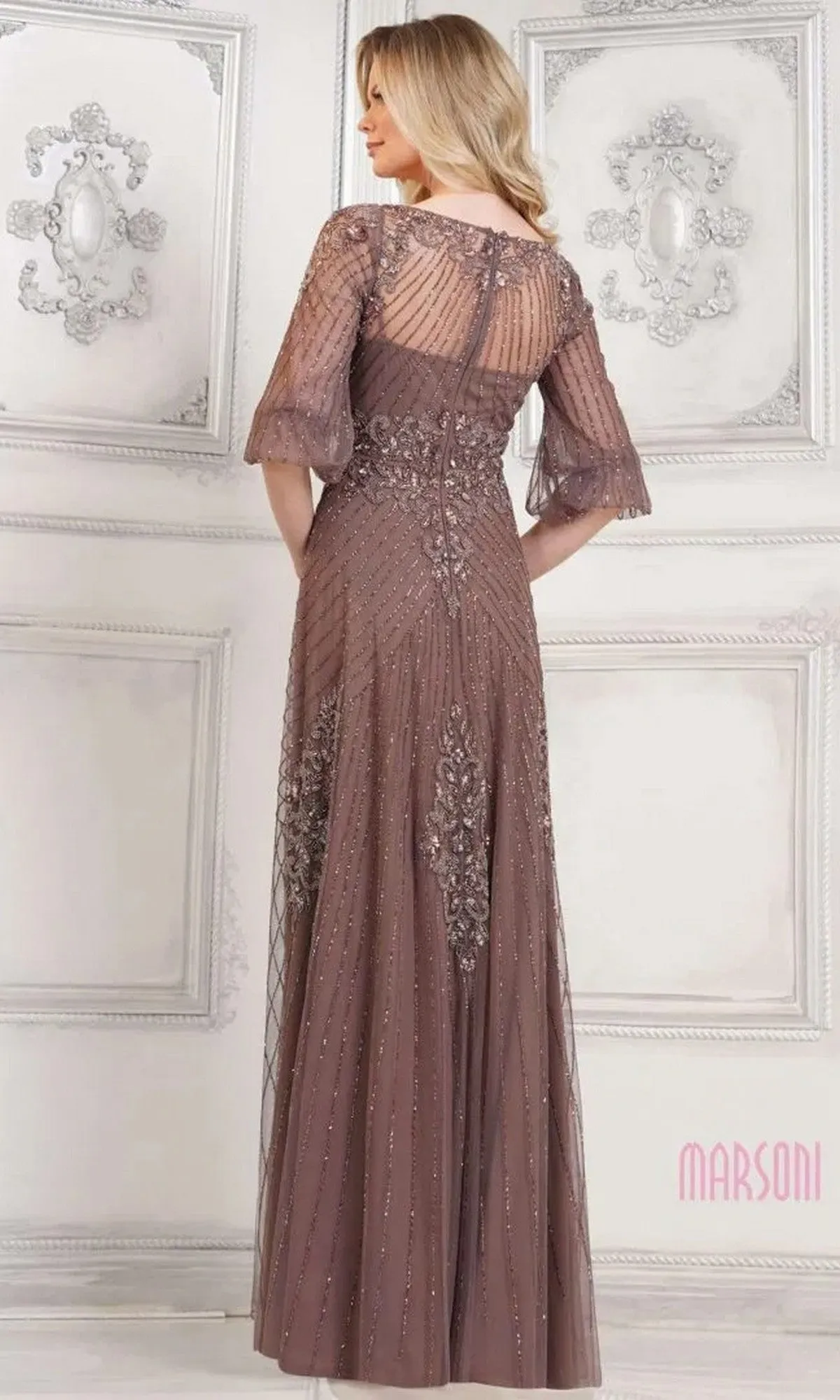 Long Formal Dress: Marsoni MV1323 sold by PromGirl product image thumbnail 2