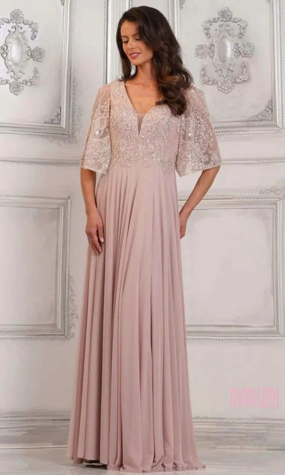 Long Formal Dress: Marsoni MV1302 sold by PromGirl