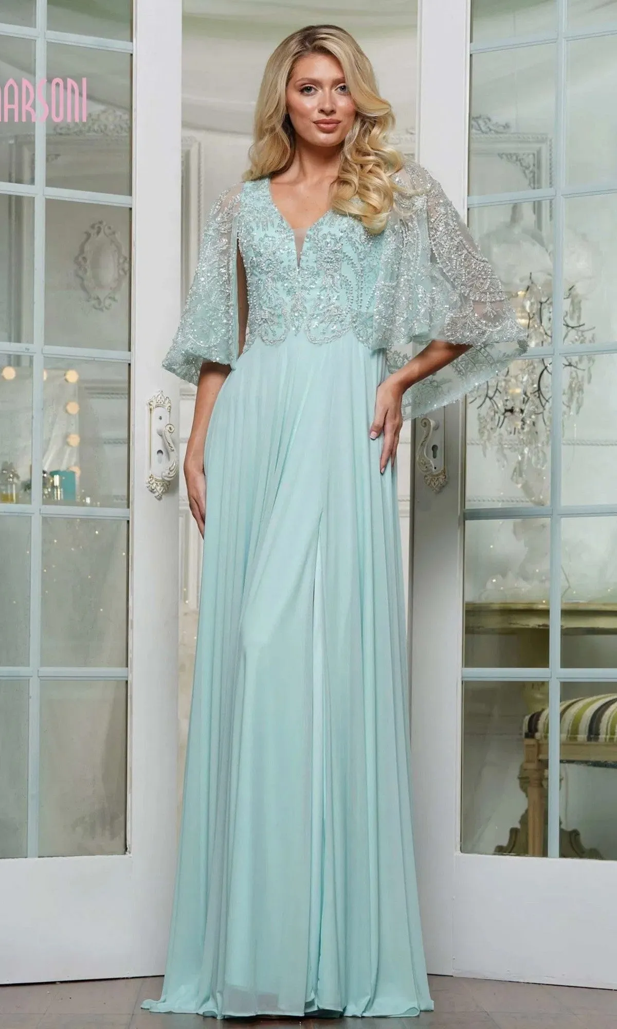 Long Formal Dress: Marsoni MV1302 sold by PromGirl product image thumbnail 5