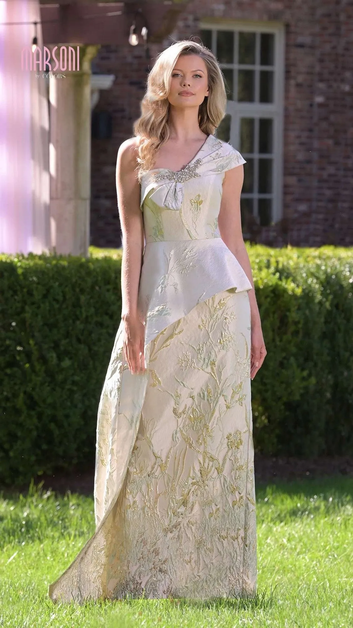 Long Formal Dress: Marsoni MV1300 sold by PromGirl product image thumbnail 4