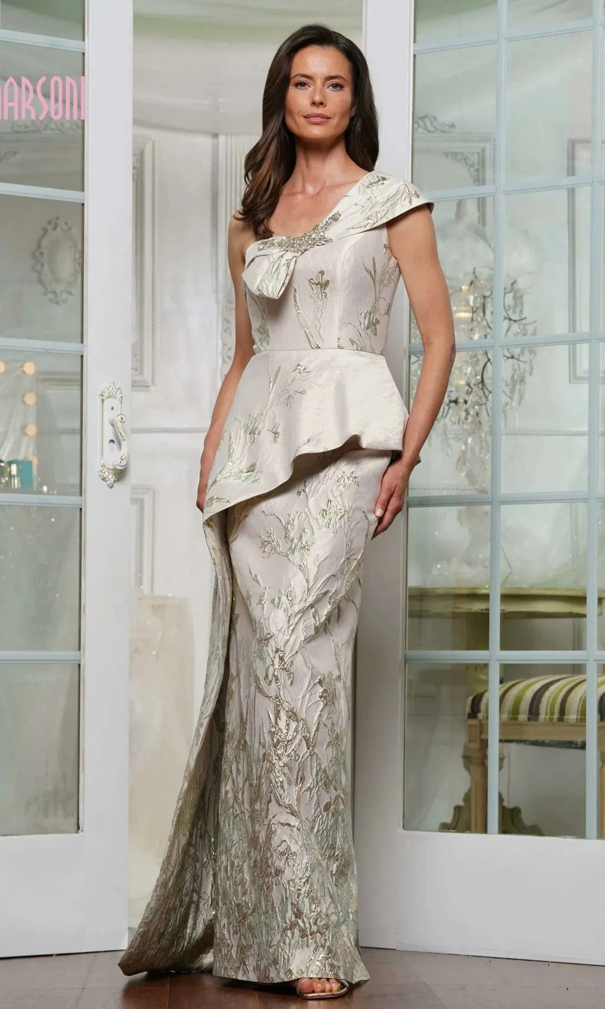 Long Formal Dress: Marsoni MV1300 sold by PromGirl product image thumbnail 3
