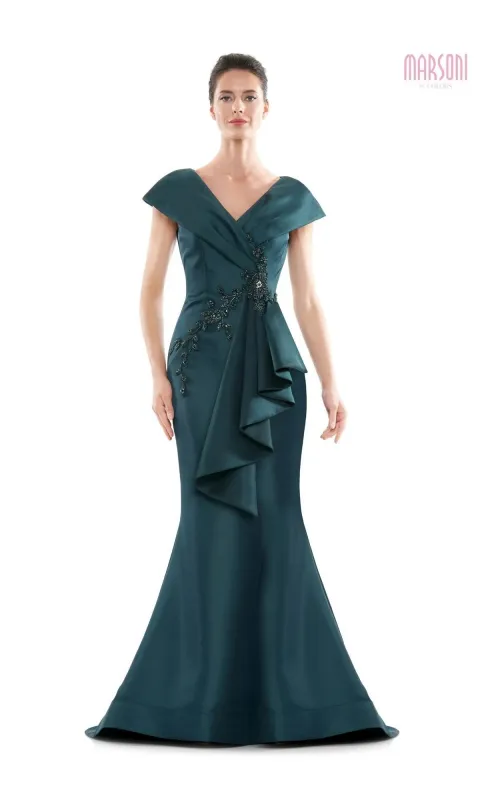 Long Formal Dress: Marsoni MV1086 made by PromGirl