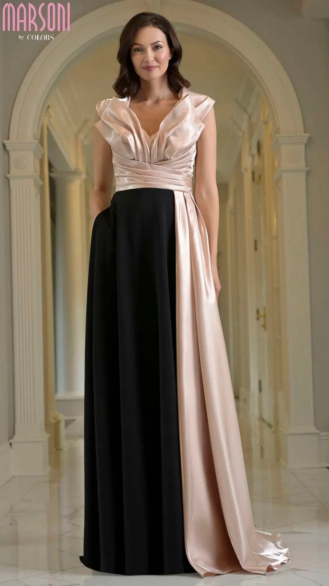 Long Formal Dress: Marsoni M345 sold by PromGirl product image thumbnail 4