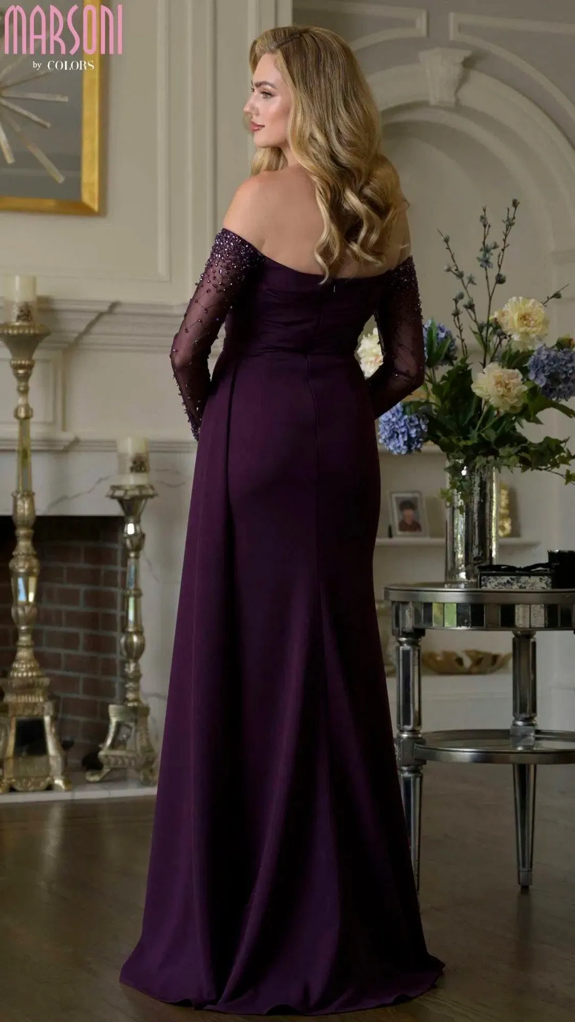Long Formal Dress: Marsoni M344 sold by PromGirl product image thumbnail 2