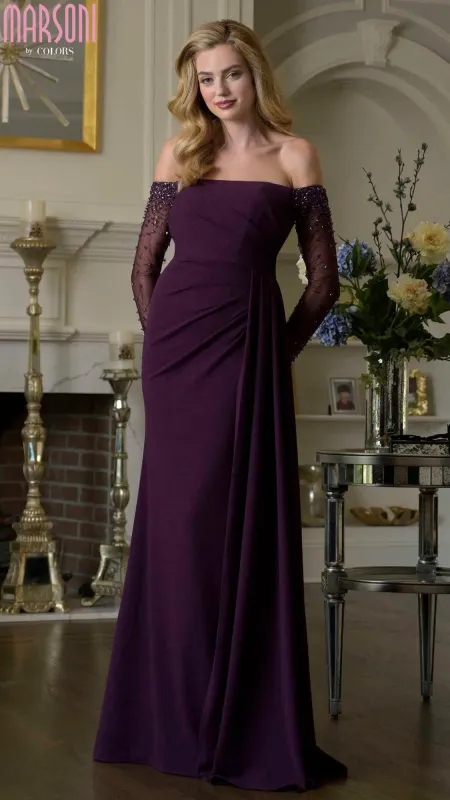 Long Formal Dress: Marsoni M344 made by PromGirl