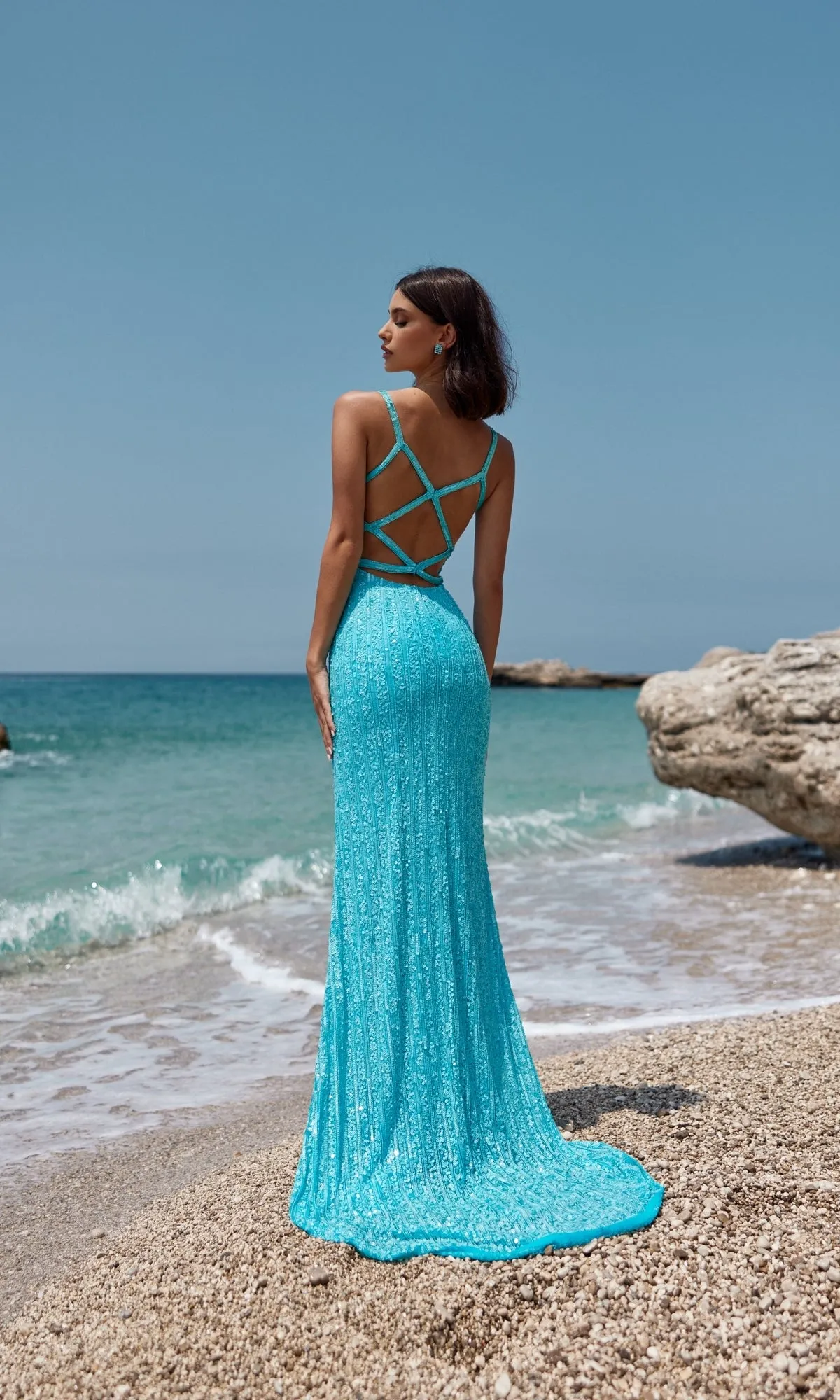 Long Prom Dress 91004 by iNtrigue sold by PromGirl product image thumbnail 2