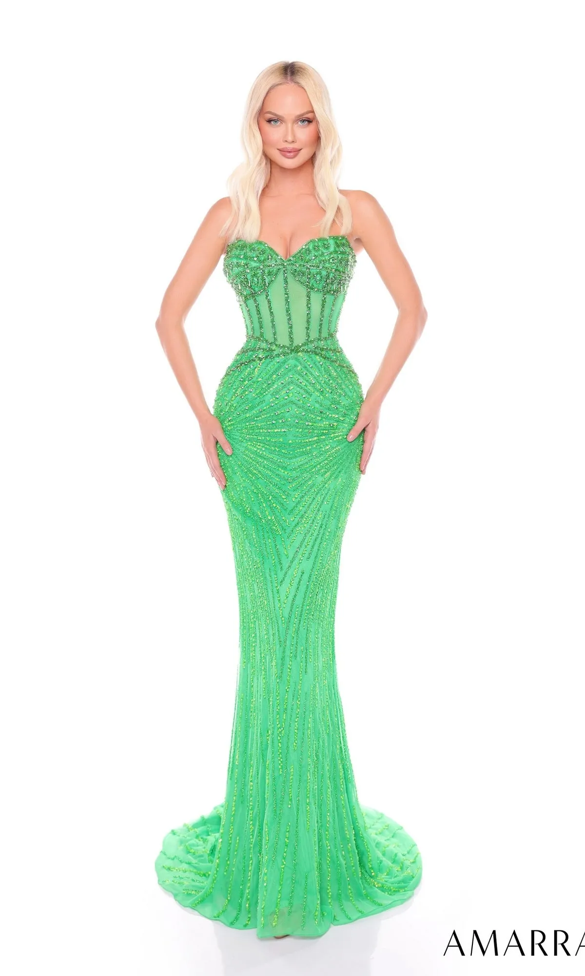 Long Formal Dress 88137 by Amarra sold by PromGirl product image thumbnail 4