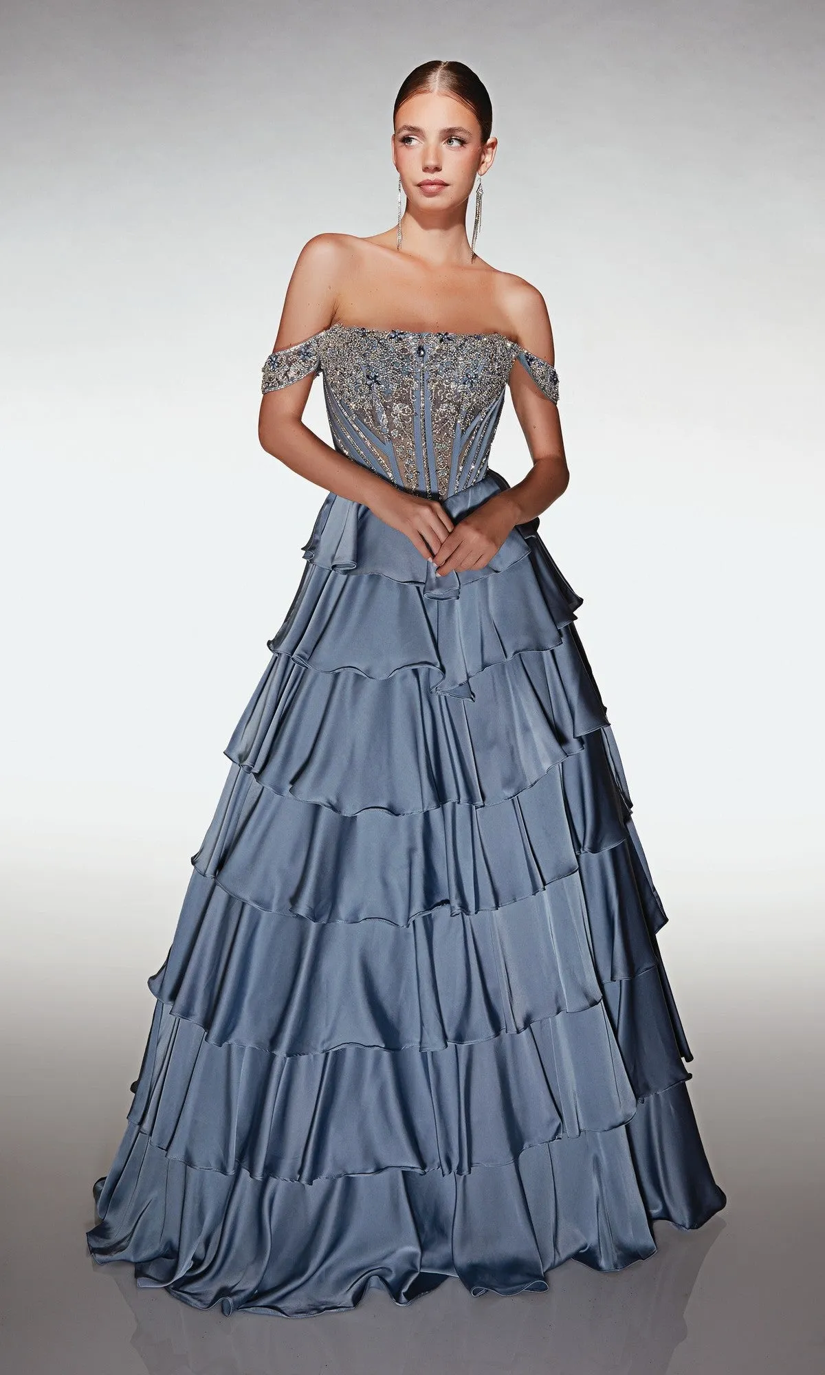 Long Prom Dress: Alyce 62035 sold by PromGirl product image thumbnail 4