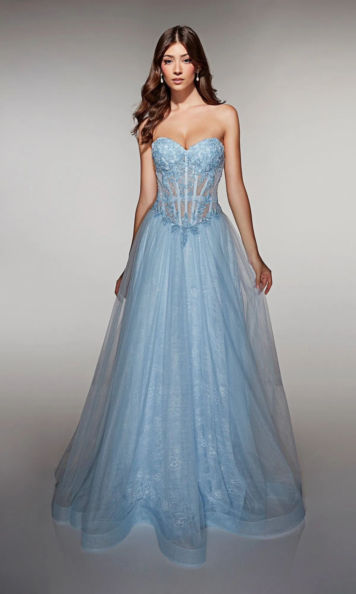 Long Prom Dress: Alyce 61984 sold by PromGirl product image thumbnail 4