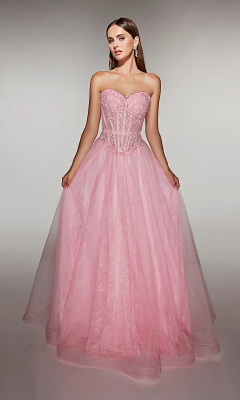 Long Prom Dress: Alyce 61984 sold by PromGirl