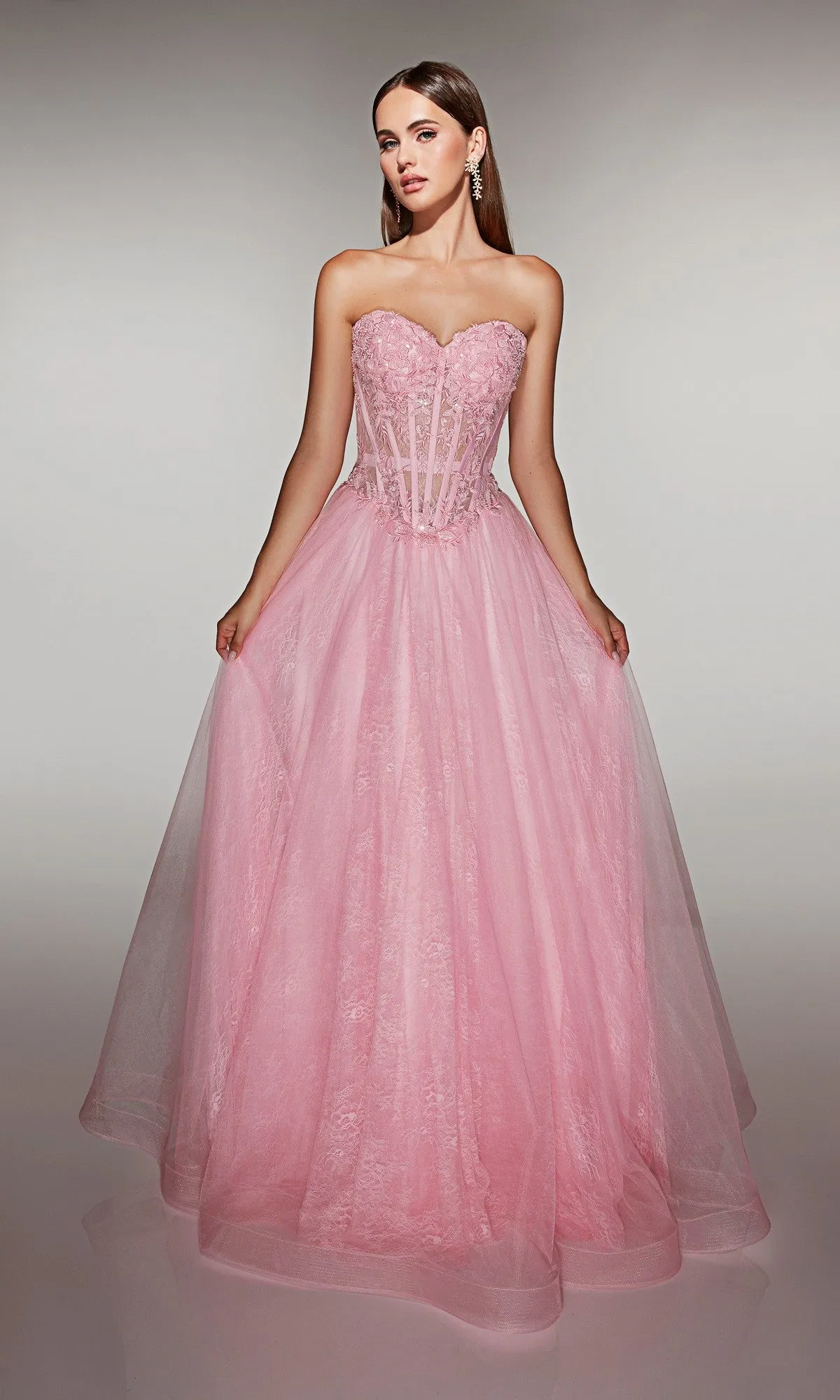 Long Prom Dress: Alyce 61984 sold by PromGirl