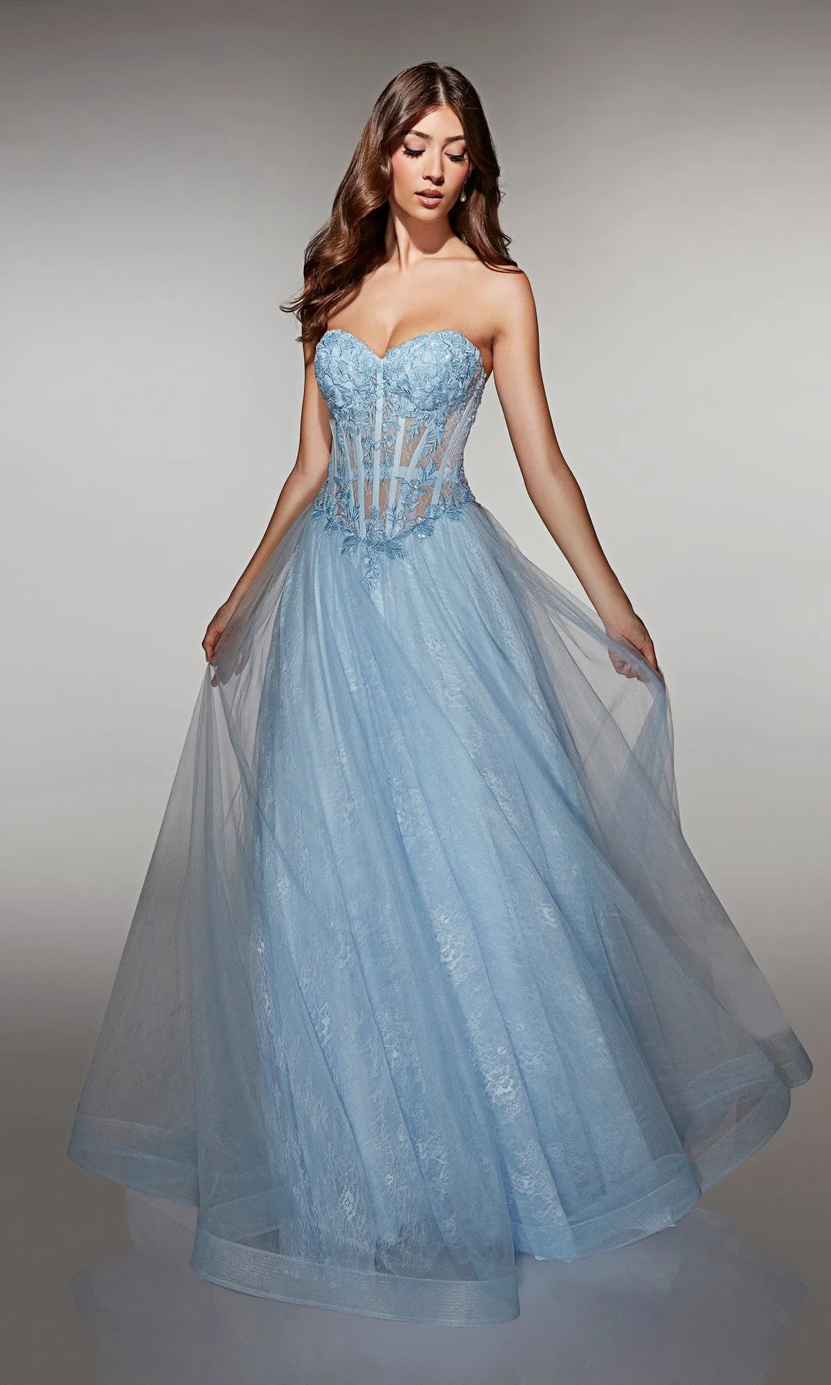 Long Prom Dress: Alyce 61984 sold by PromGirl product image thumbnail 3