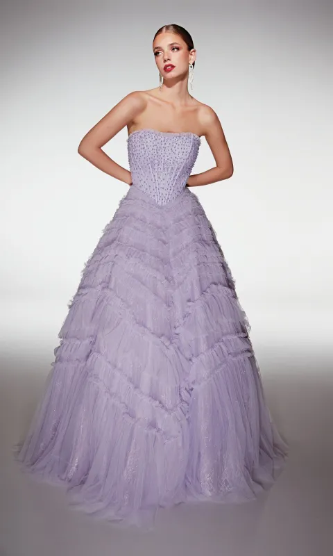 Long Prom Dress: Alyce 62208 sold by PromGirl