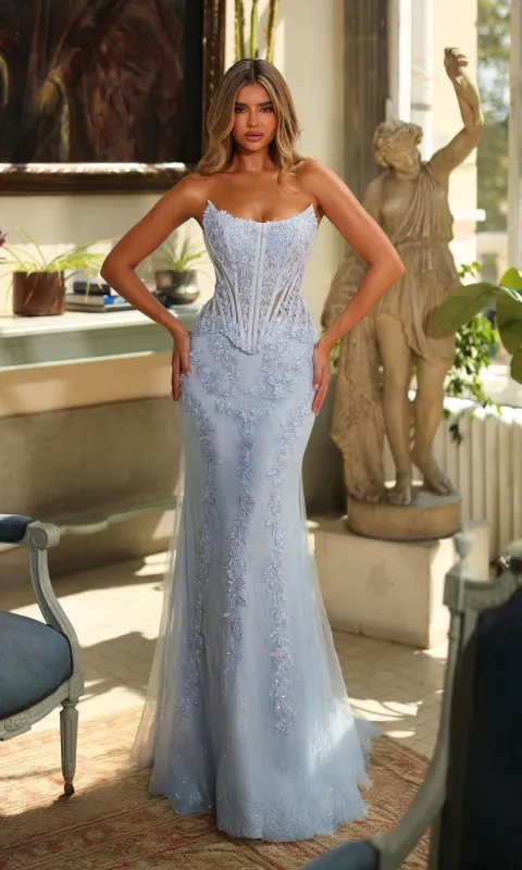 Long Prom Dress: Alyce 62036 sold by PromGirl