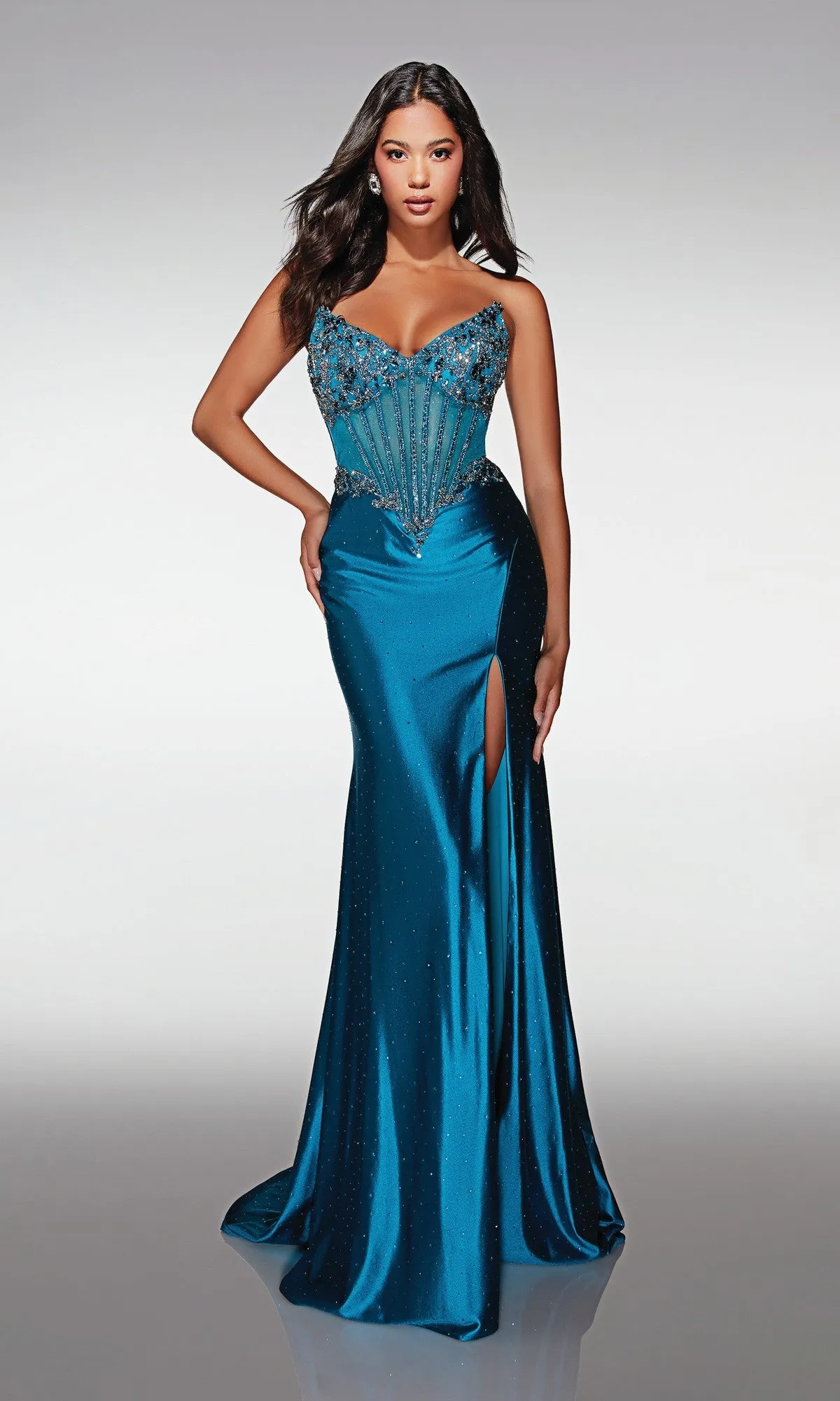 Long Prom Dress: Alyce 62168 sold by PromGirl