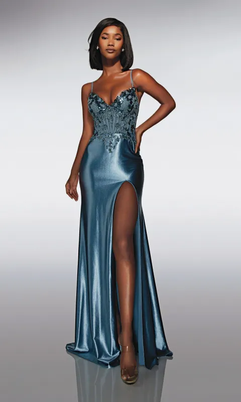 Long Prom Dress: Alyce 62006 sold by PromGirl