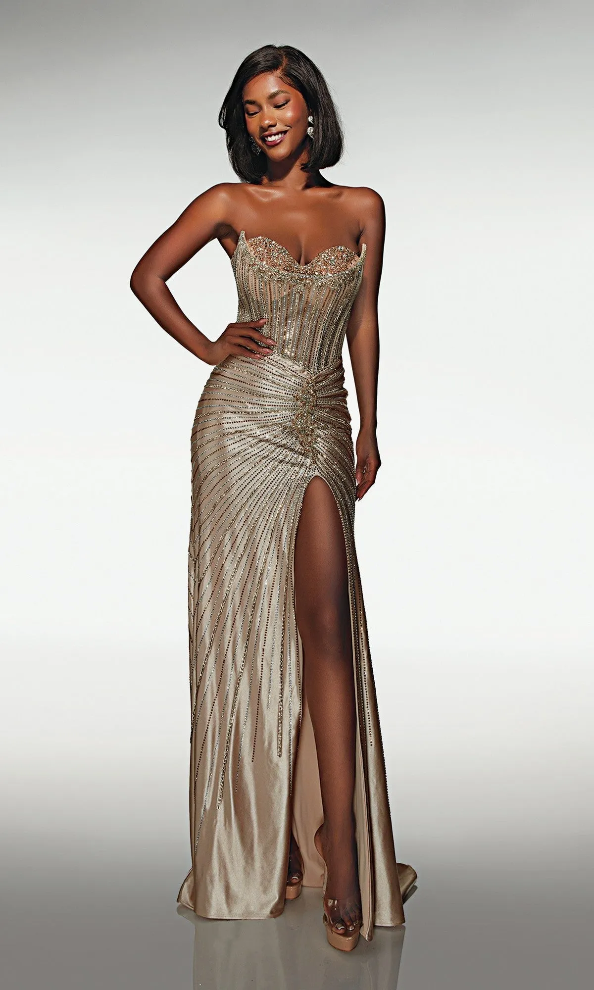 Long Prom Dress: Alyce 62142 sold by PromGirl product image thumbnail 4