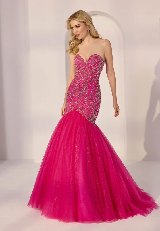 Strapless Mermaid Prom Dress: Morilee 49203 made by Mori Lee