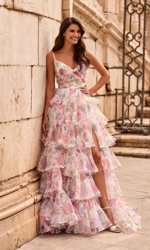 Long Prom Dress: La Femme 33740 sold by PromGirl