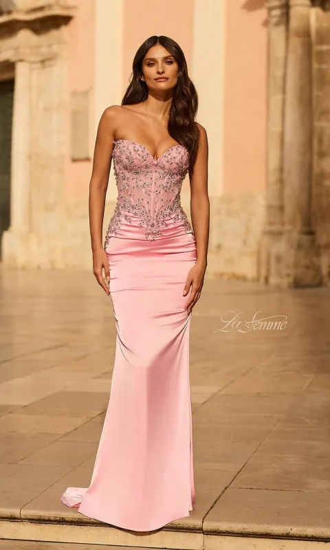 Long Prom Dress: La Femme 33765 sold by PromGirl