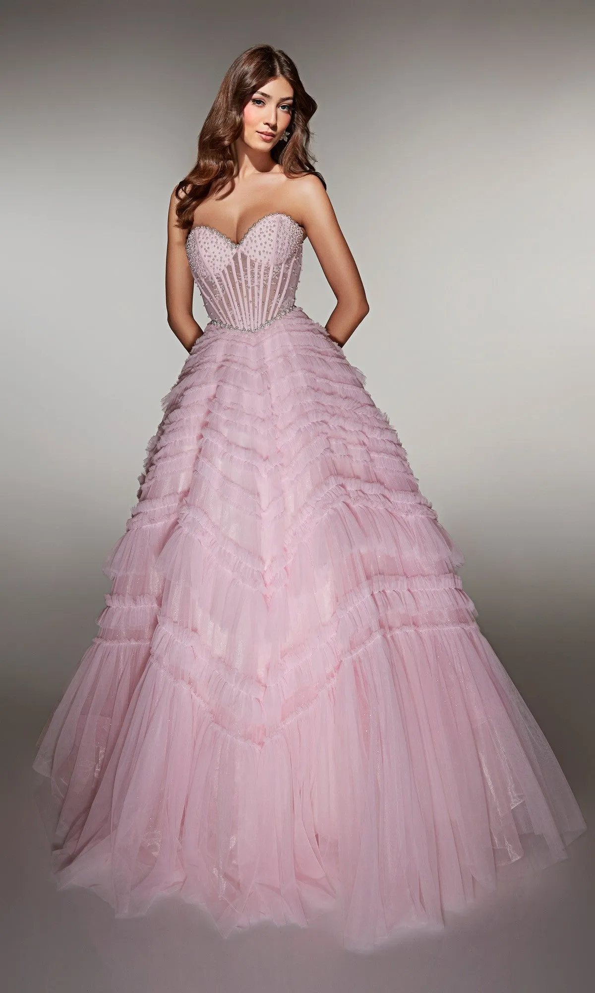 Long Prom Dress: Alyce 62007 sold by PromGirl product image thumbnail 5