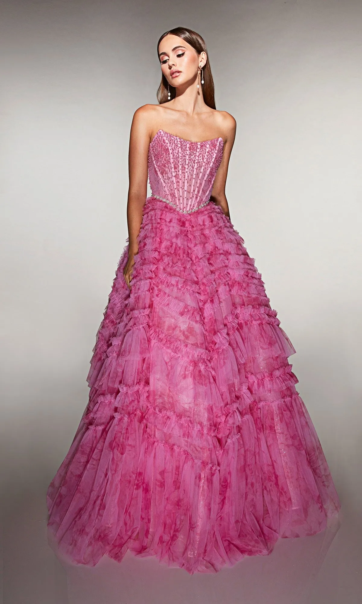 Long Prom Dress: Alyce 61981 sold by PromGirl product image thumbnail 5