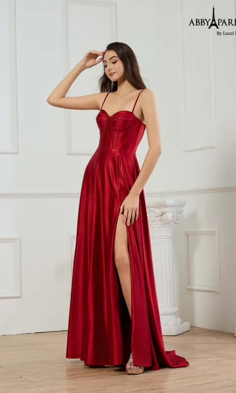 Long Prom Dress: Abby Paris 90374 sold by PromGirl