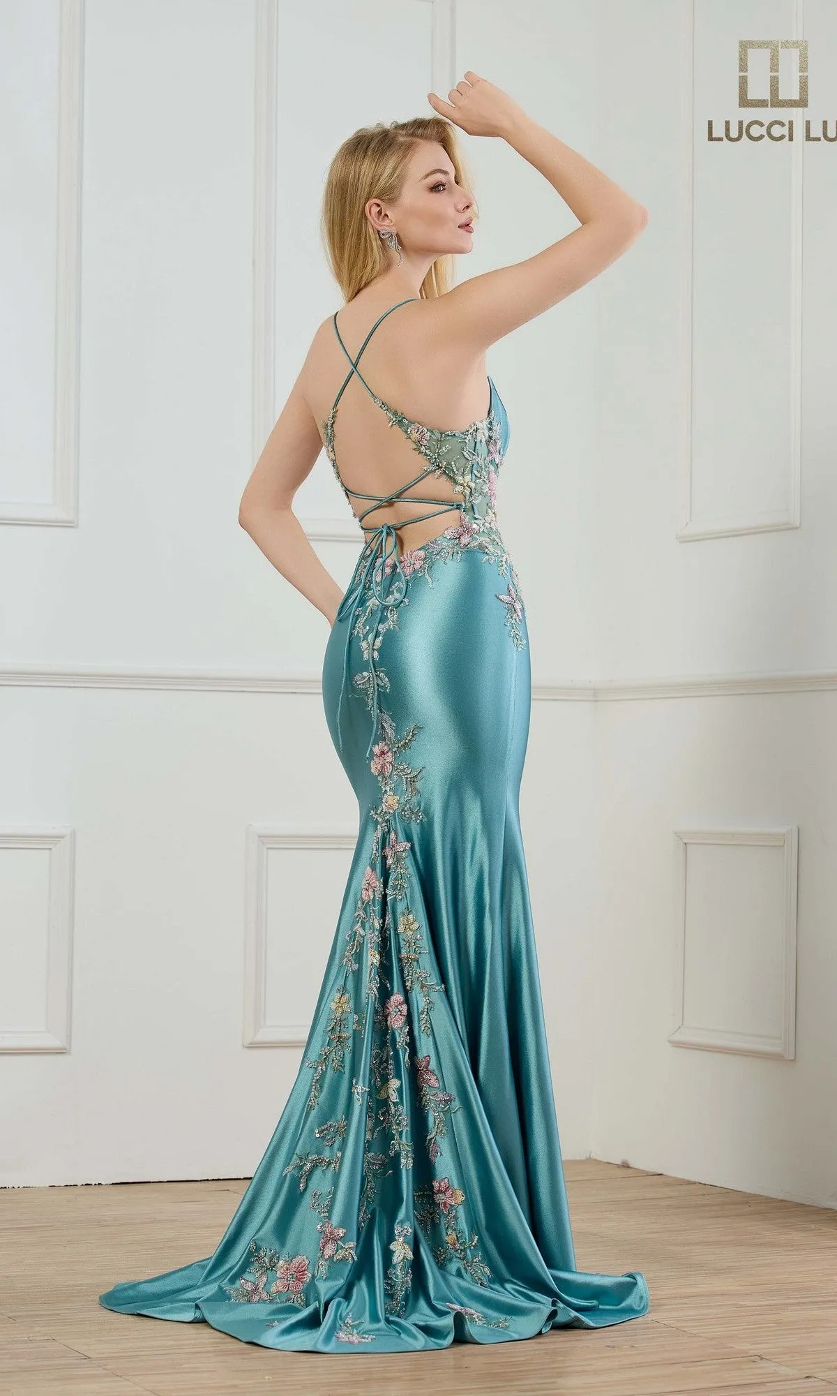 Long Prom Dress: Lucci Lu 1440 sold by PromGirl product image thumbnail 2