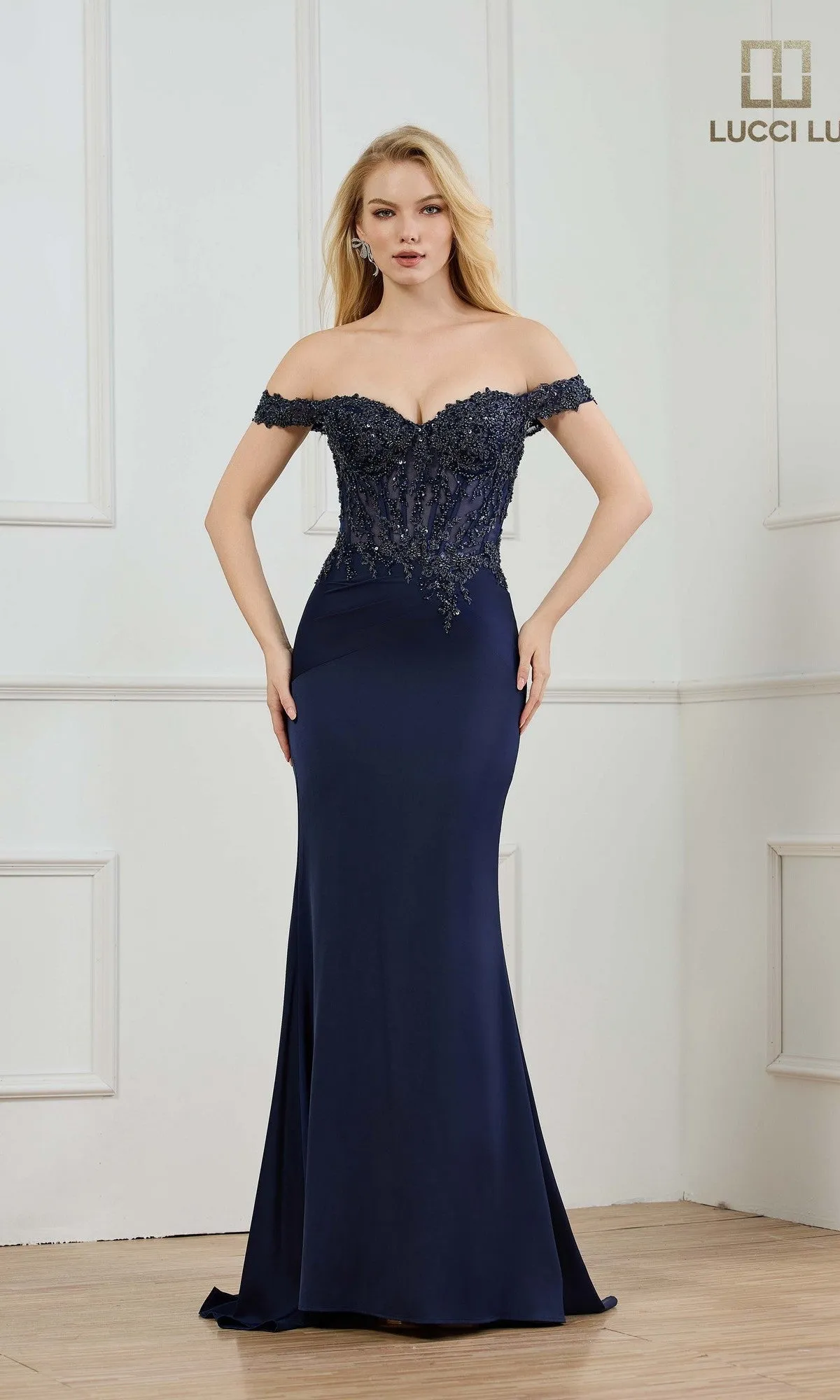 Long Prom Dress: Lucci Lu 1471 sold by PromGirl