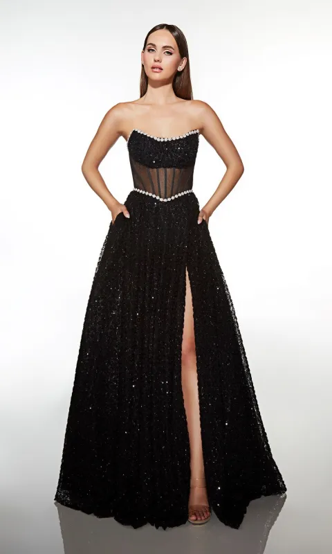 Long Prom Dress: Alyce 61982 sold by PromGirl