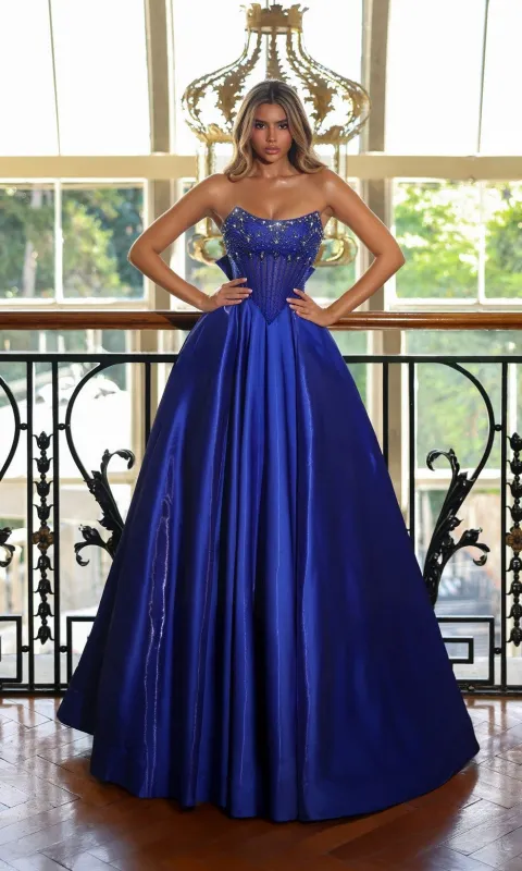 Long Prom Dress: Alyce 62134 sold by PromGirl
