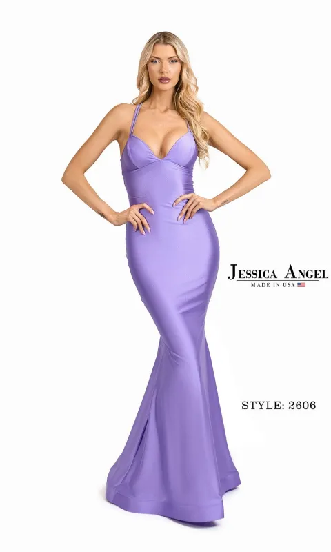 Strappy-Back Long Prom Dress: Jessica Angel 2606 made by PromGirl