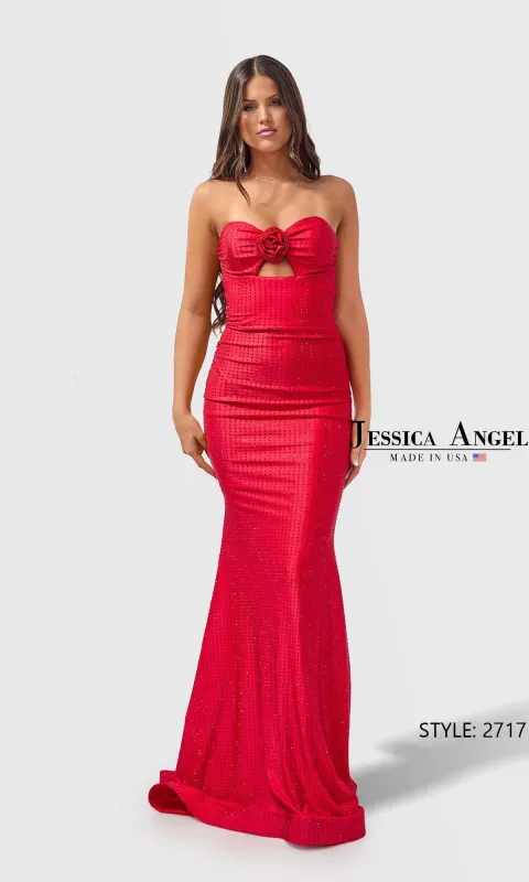 Strapless Beaded Prom Gown: Jessica Angel 2717 sold by PromGirl