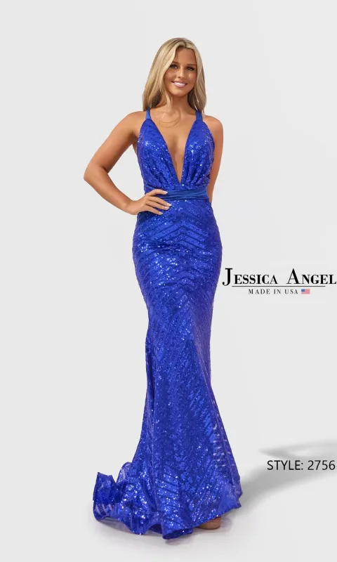 Long Prom Dress: Jessica Angel 2756 sold by PromGirl