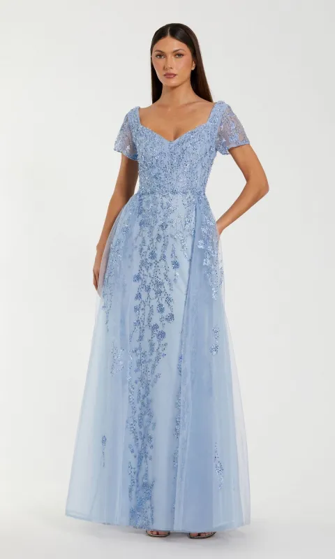 Long Formal Dress: Mac Duggal 21035 sold by PromGirl