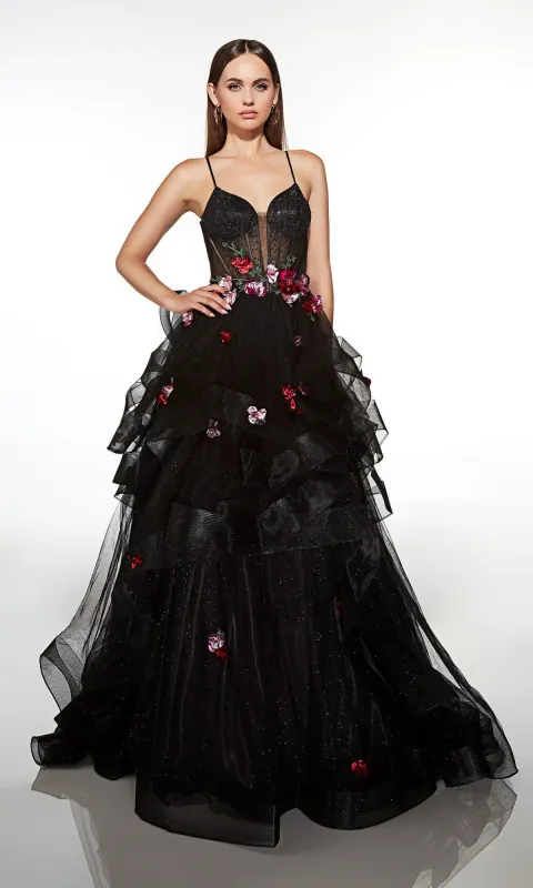 Long Prom Dress: Alyce 62108 sold by PromGirl