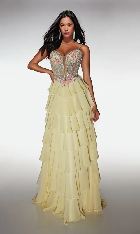 Long Prom Dress: Alyce 61993 sold by PromGirl