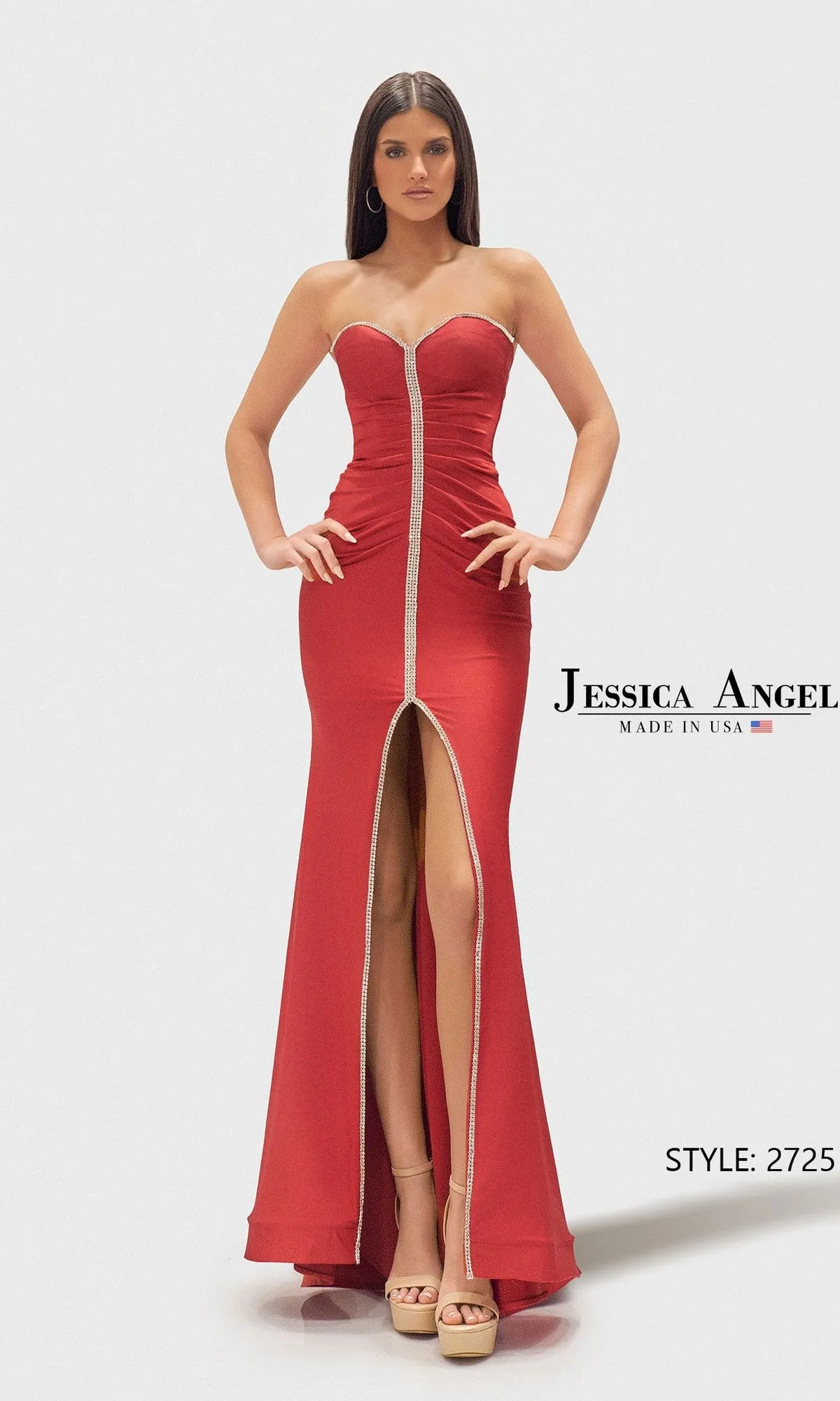 Strapless Sweetheart Prom Gown: Jessica Angel 2725 sold by PromGirl