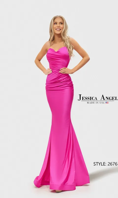 Long Sweetheart Prom Dress: Jessica Angel 2676 sold by PromGirl