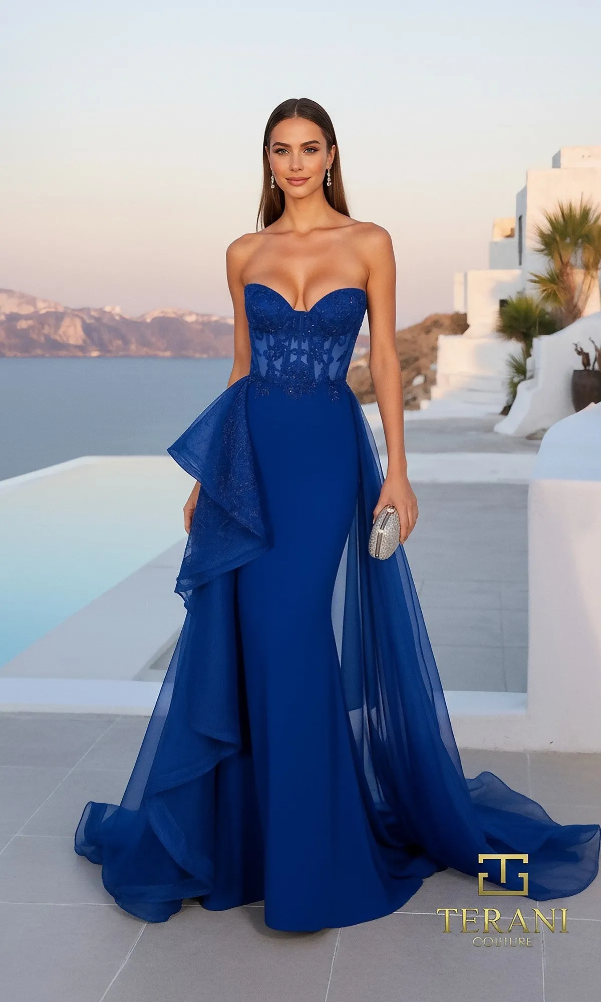 Long Formal Dress: Terani 261P6261 sold by PromGirl