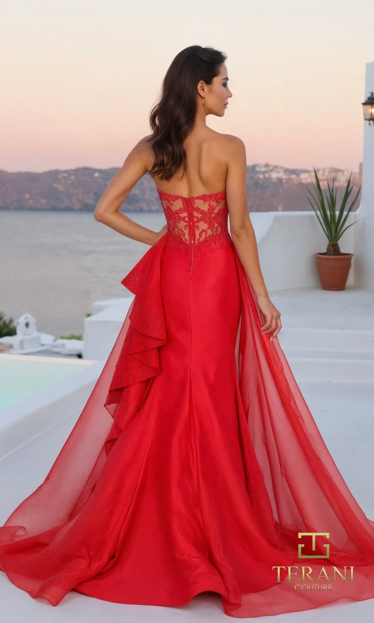 Long Formal Dress: Terani 261P6261 sold by PromGirl product image thumbnail 5