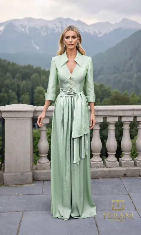 Long Formal Dress: Terani 261M6418 made by Terani Couture