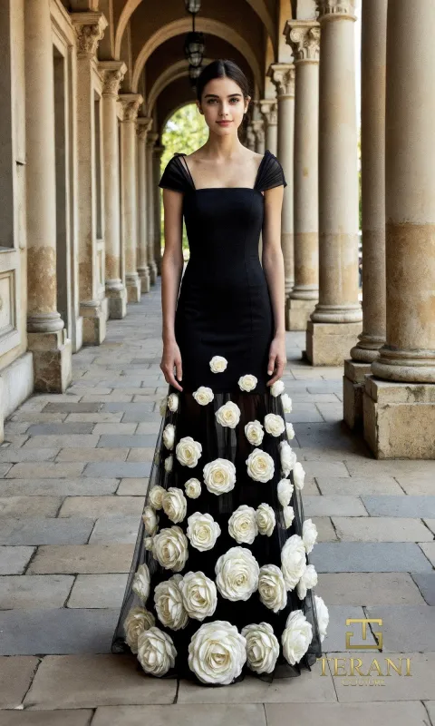 Long Formal Dress: Terani 261P6098 made by PromGirl