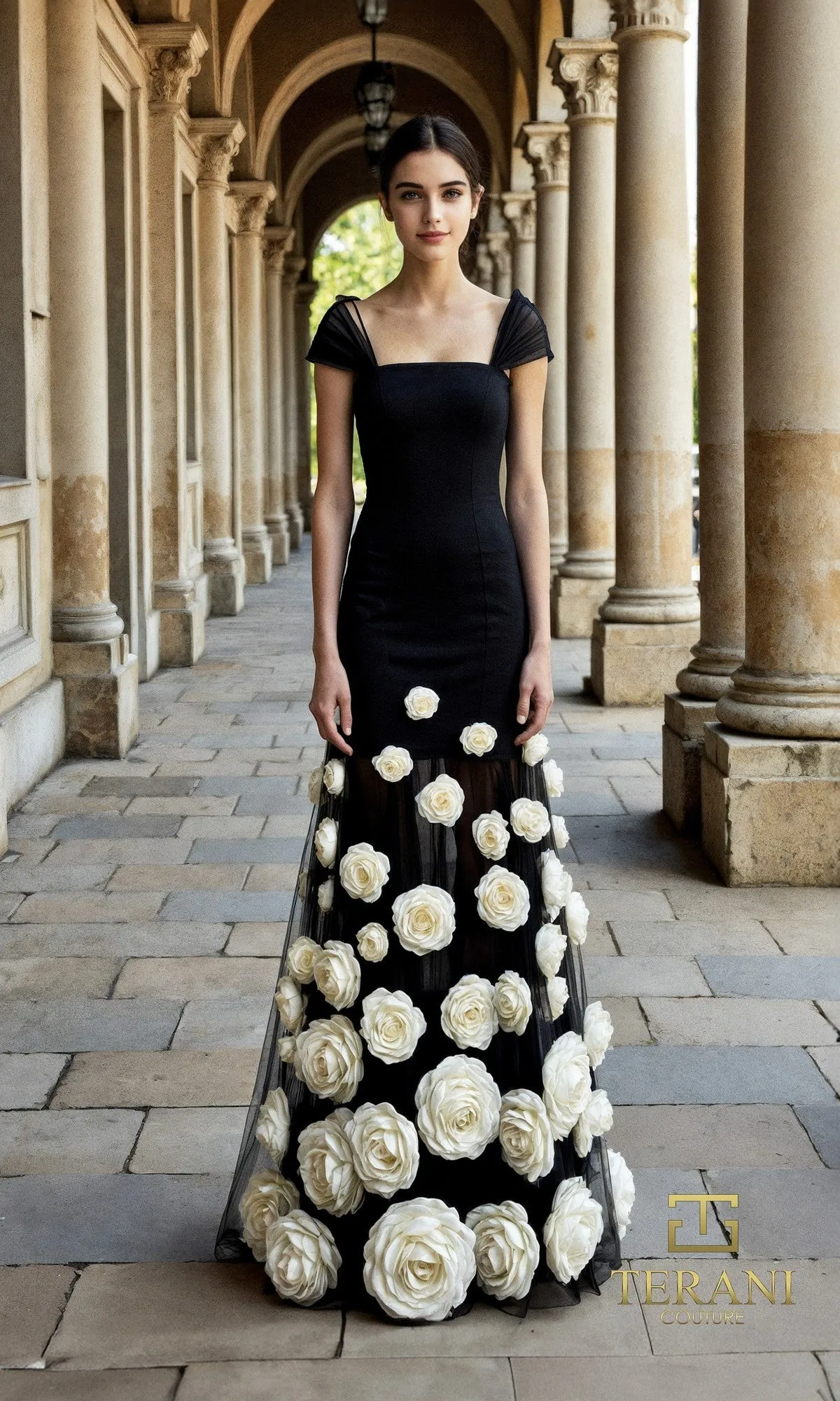 Long Formal Dress: Terani 261P6098 sold by PromGirl