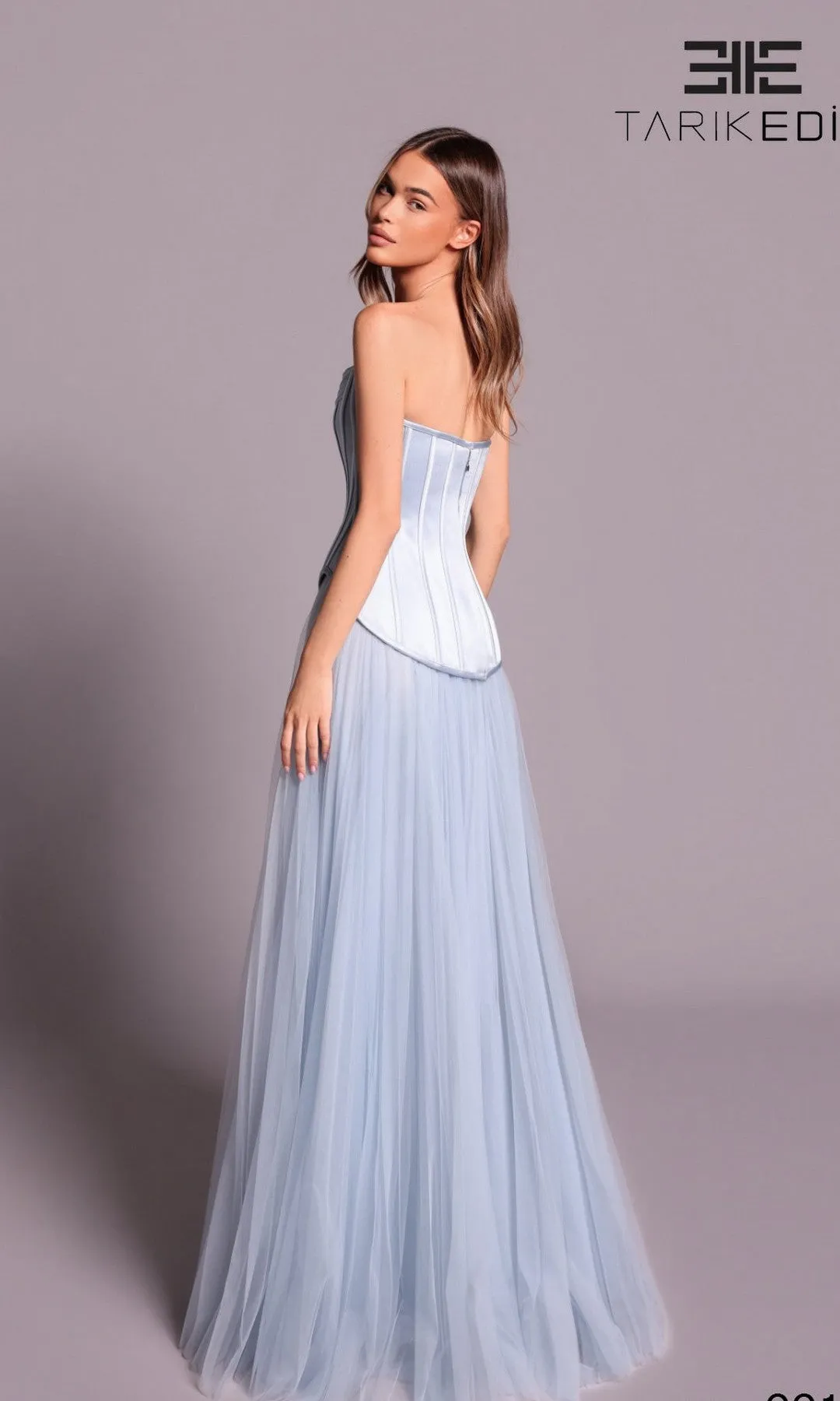 Long Formal Dress: Tarik Ediz 99137 sold by PromGirl product image thumbnail 2