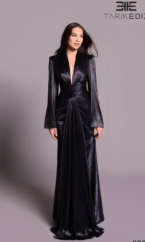 Long Formal Dress: Tarik Ediz 99079 made by Tarik Ediz