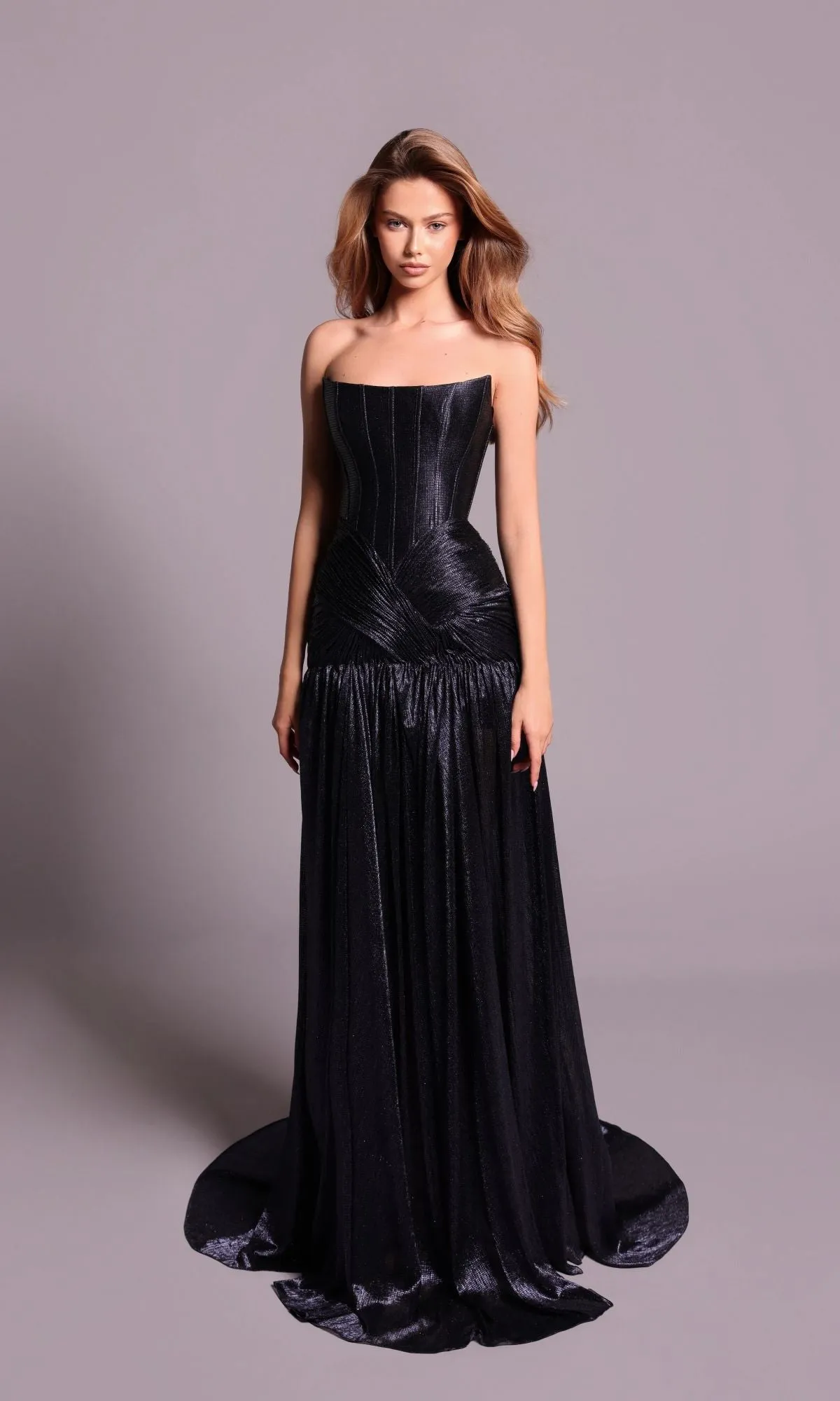 Long Formal Dress: Tarik Ediz 99055 sold by PromGirl product image thumbnail 3