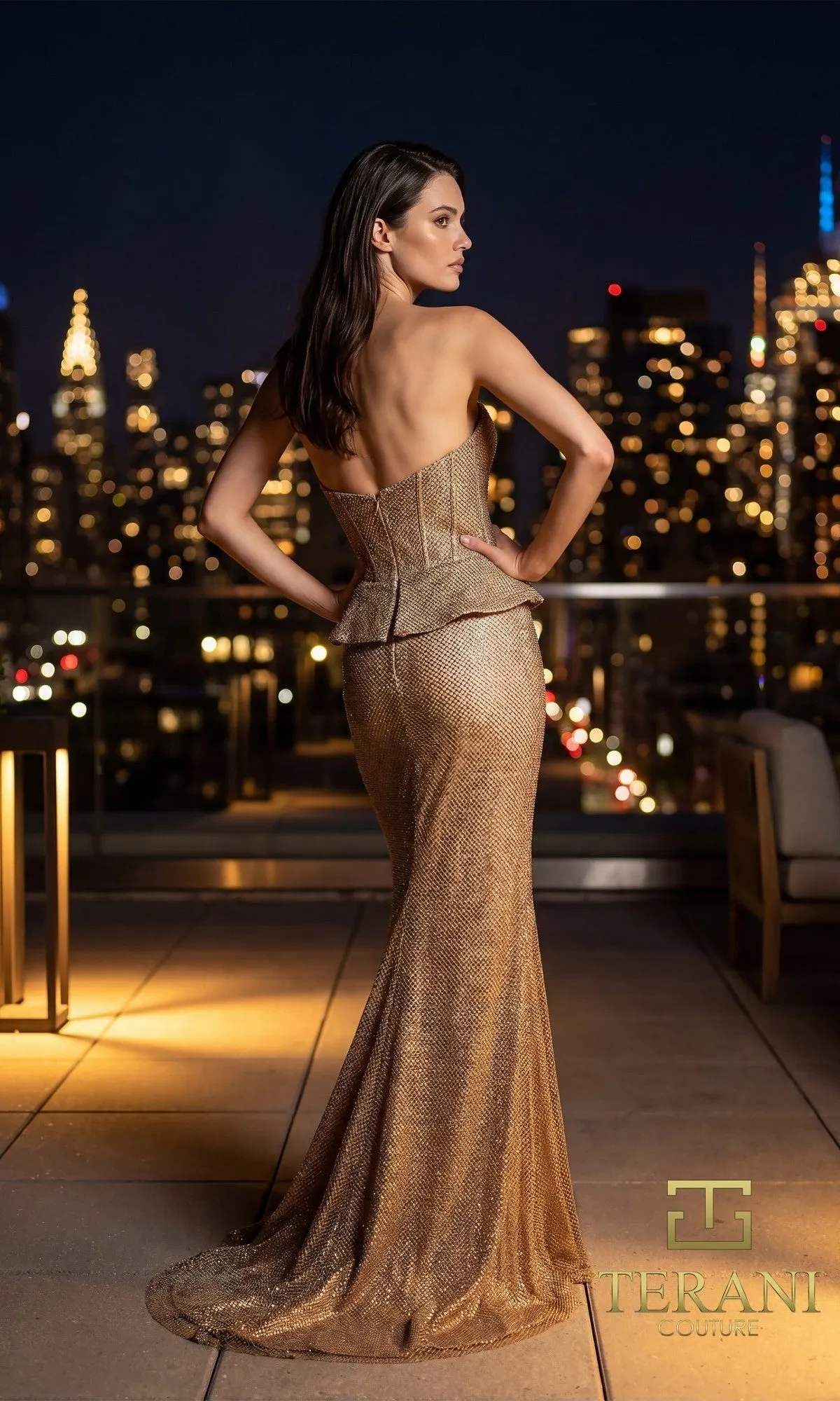 Long Formal Dress: Terani 261E6570 sold by PromGirl product image thumbnail 3